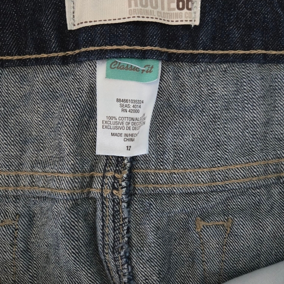 Route 66 Classic Fit  Denim Skirt - Picture 5 of 14